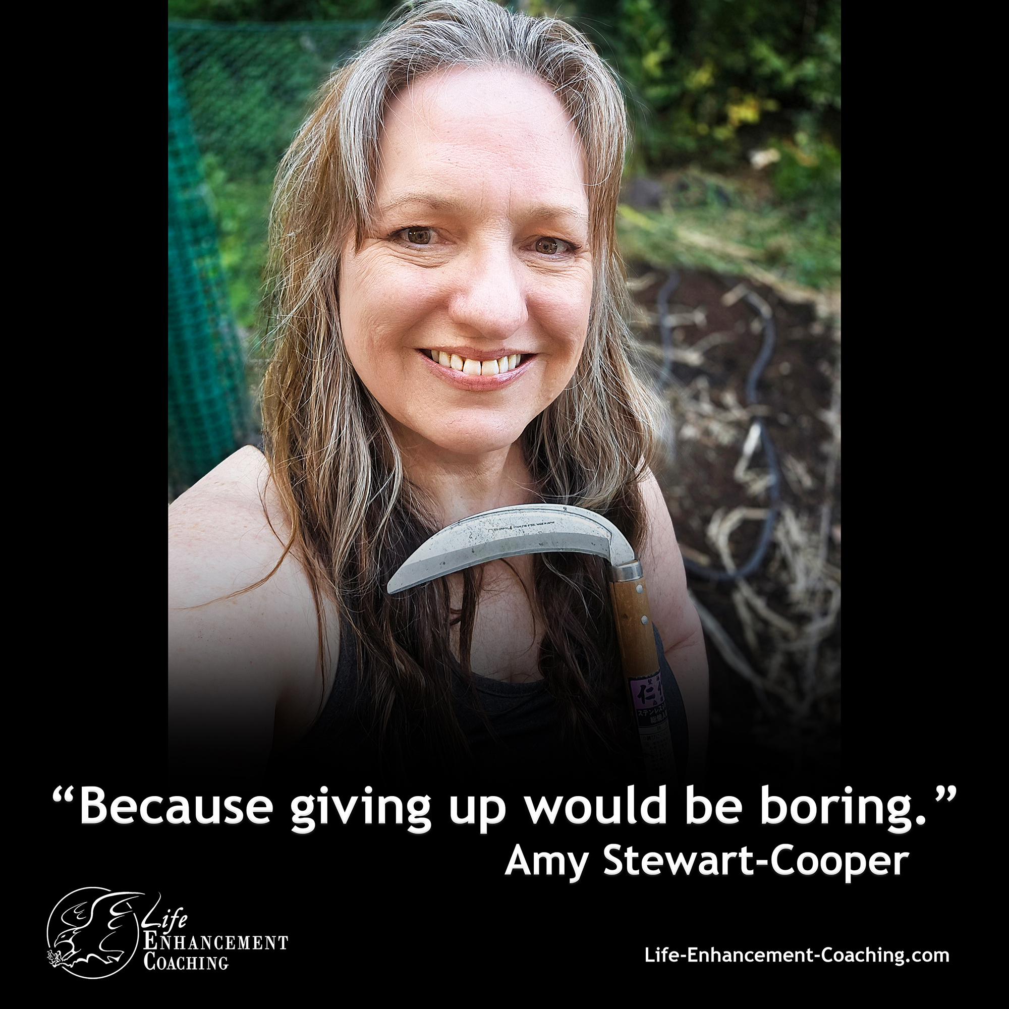 Giving Up Would Be Boring