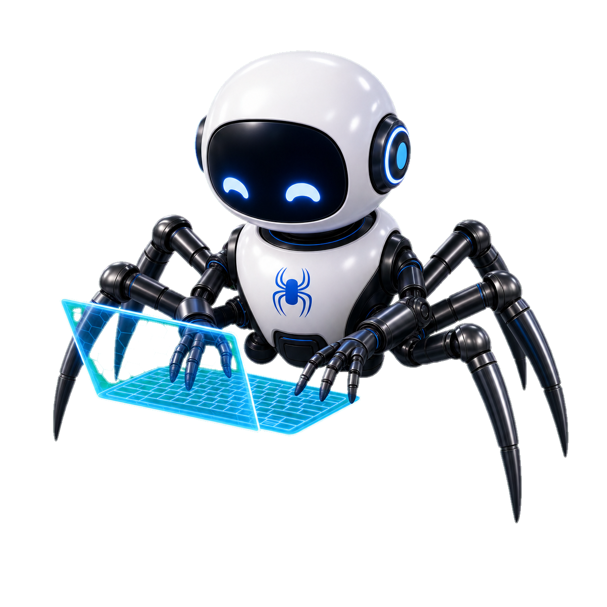 Amos SpyderBot - SpyderDash CRM Integration feature character