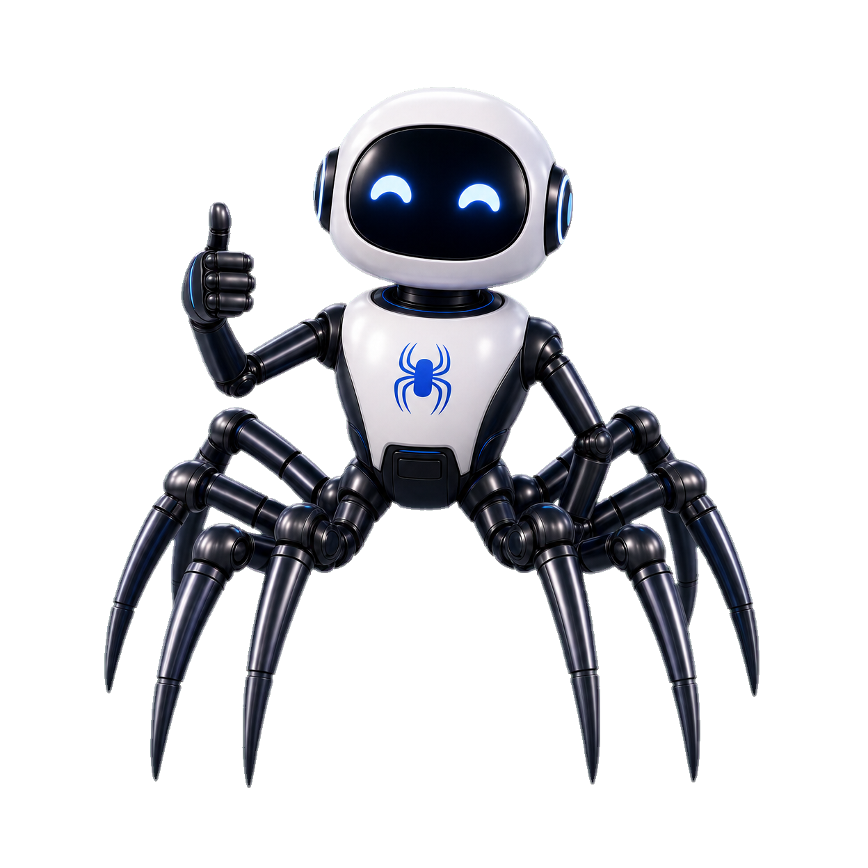 Amos SpyderBot - SpyderAlert HOT Leads feature character