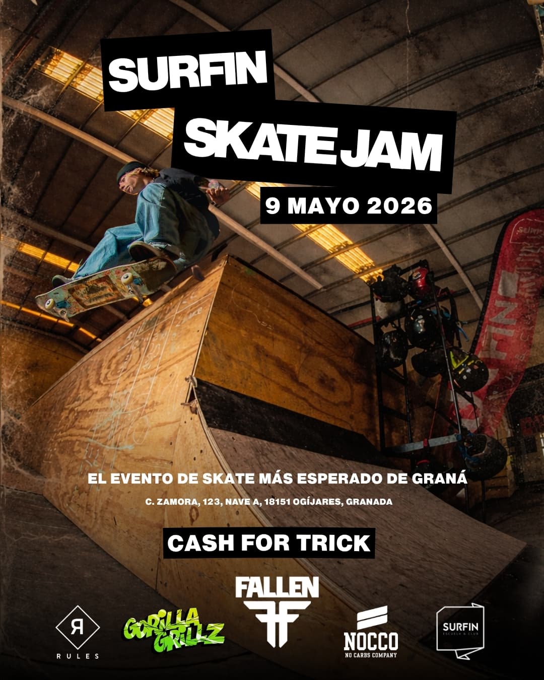 Surfin Skate Jam – 9 Mayo 2026