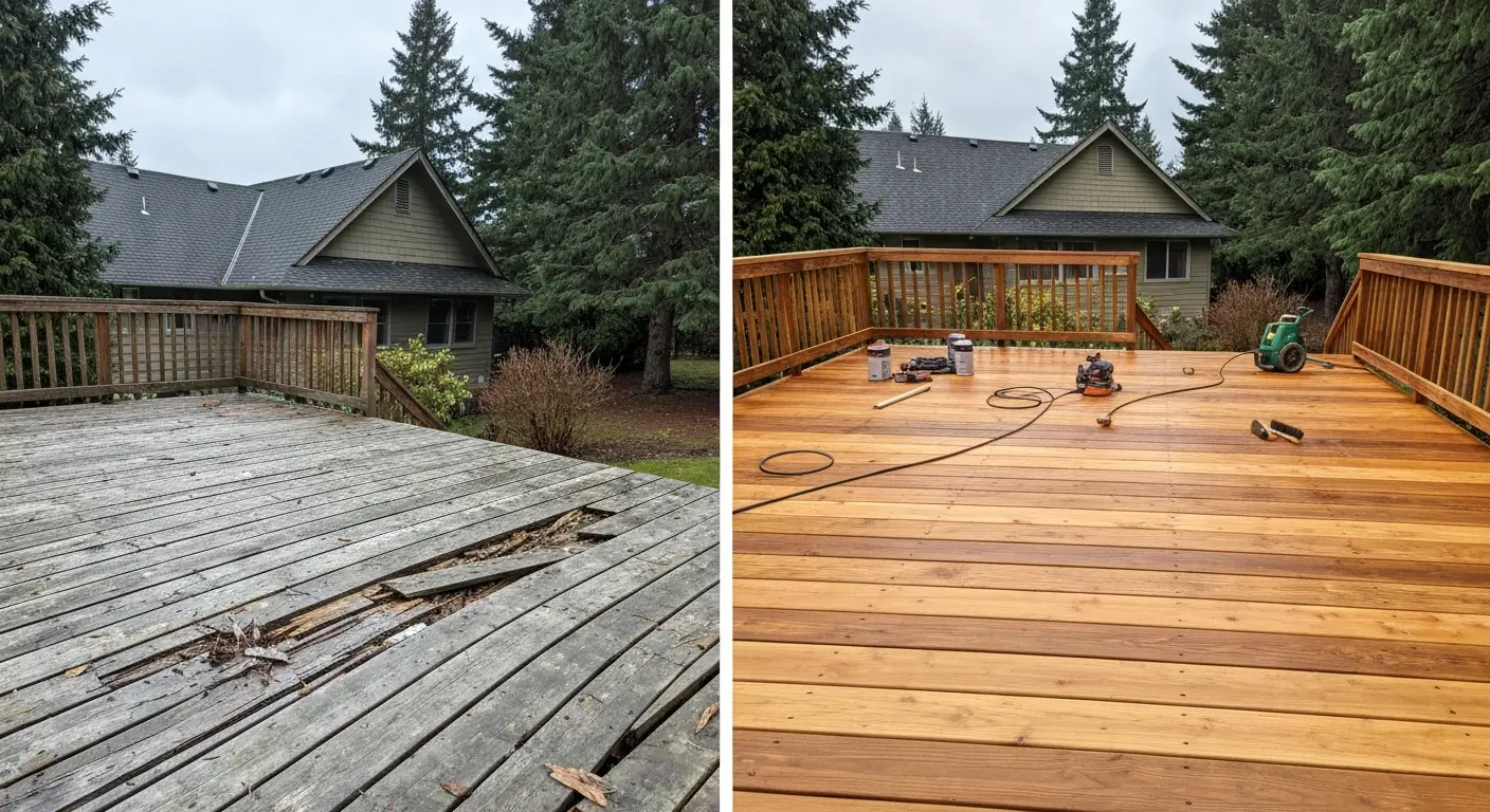 Deck repair and restoration