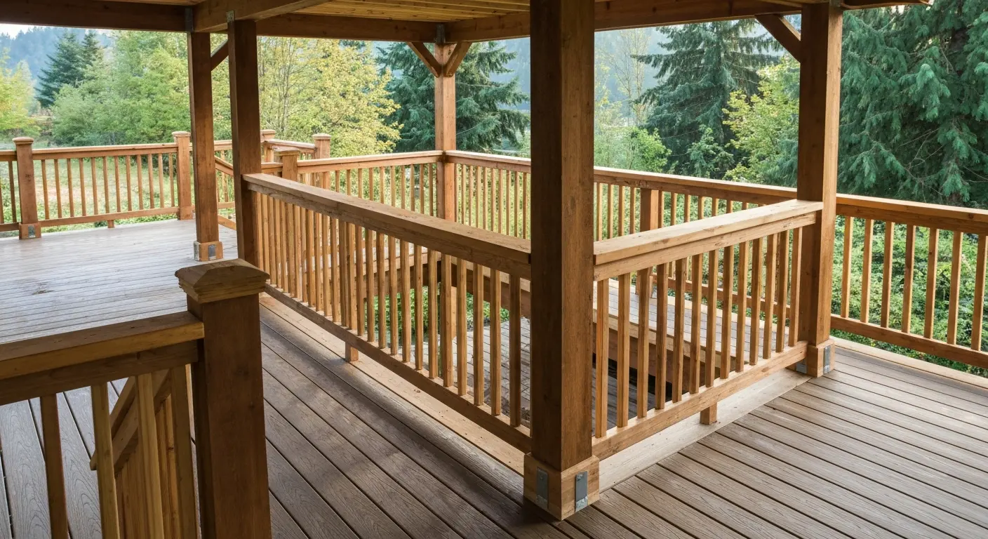 Covered deck Corbett Oregon