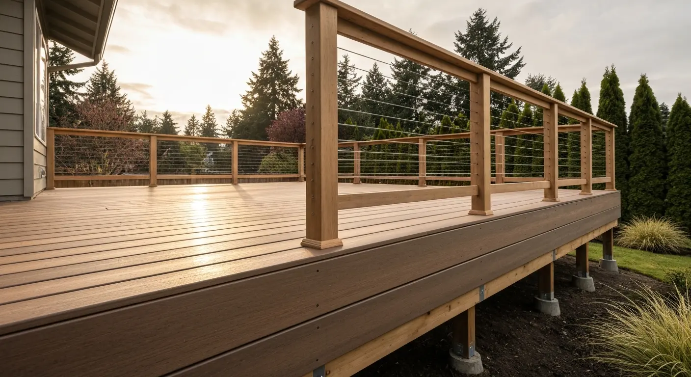 Raised deck in Tigard