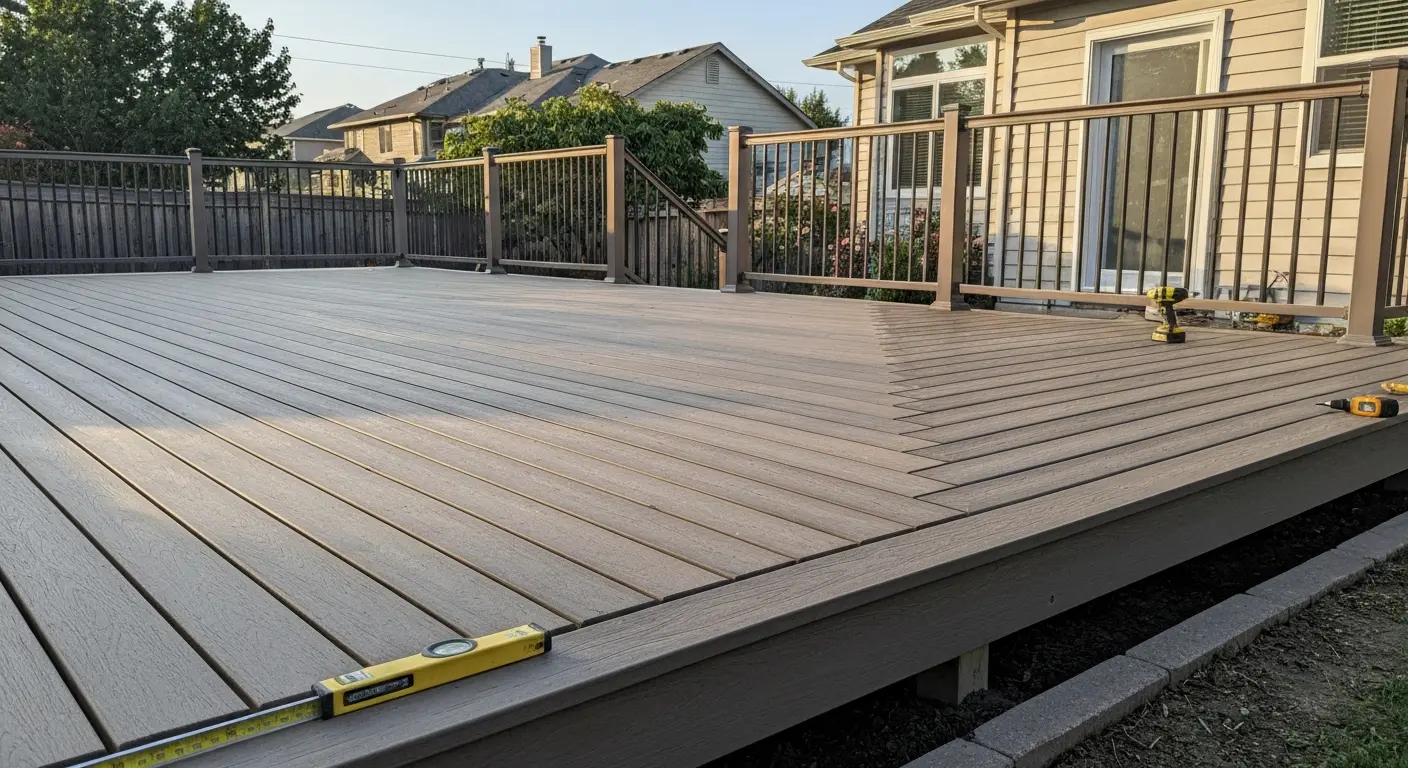 Composite deck in Happy Valley