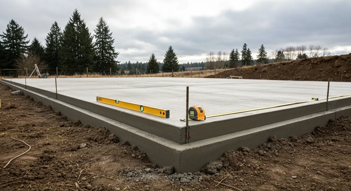 Concrete foundation work
