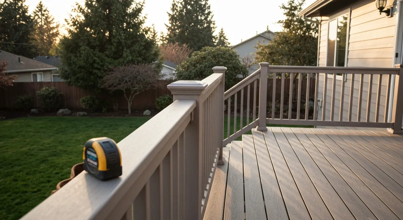 Deck construction project in Damascus OR