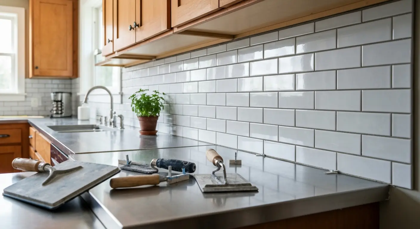 Backsplash removal and replacement
