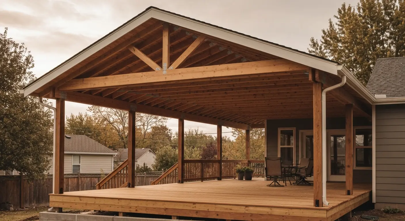 Covered deck project