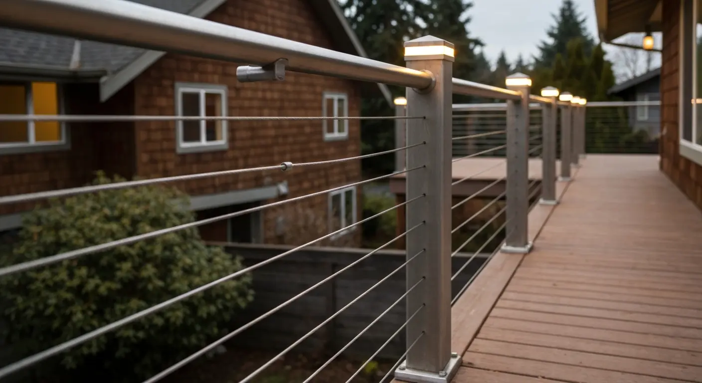 Deck railings and features