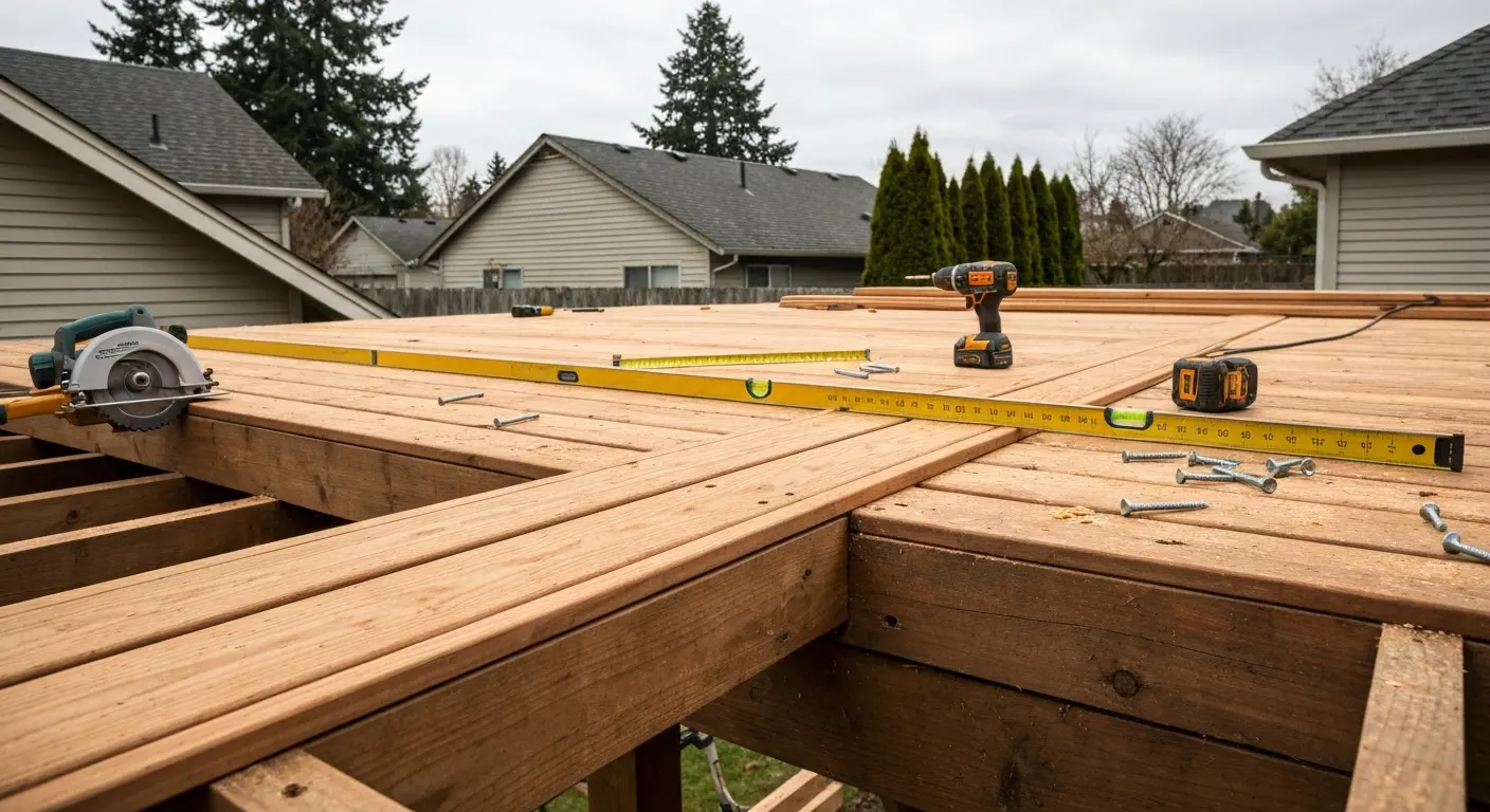 Deck repair and maintenance