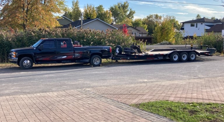 Location remorque 20 pieds Chambly Rive-Sud, EBI Transport