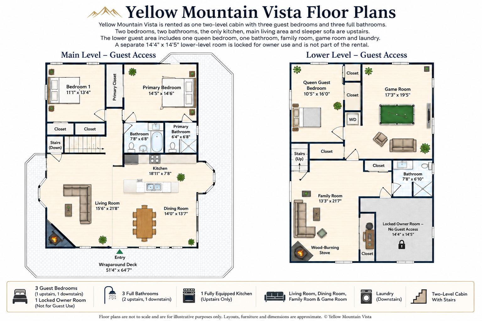 Two-Level Floor Plan