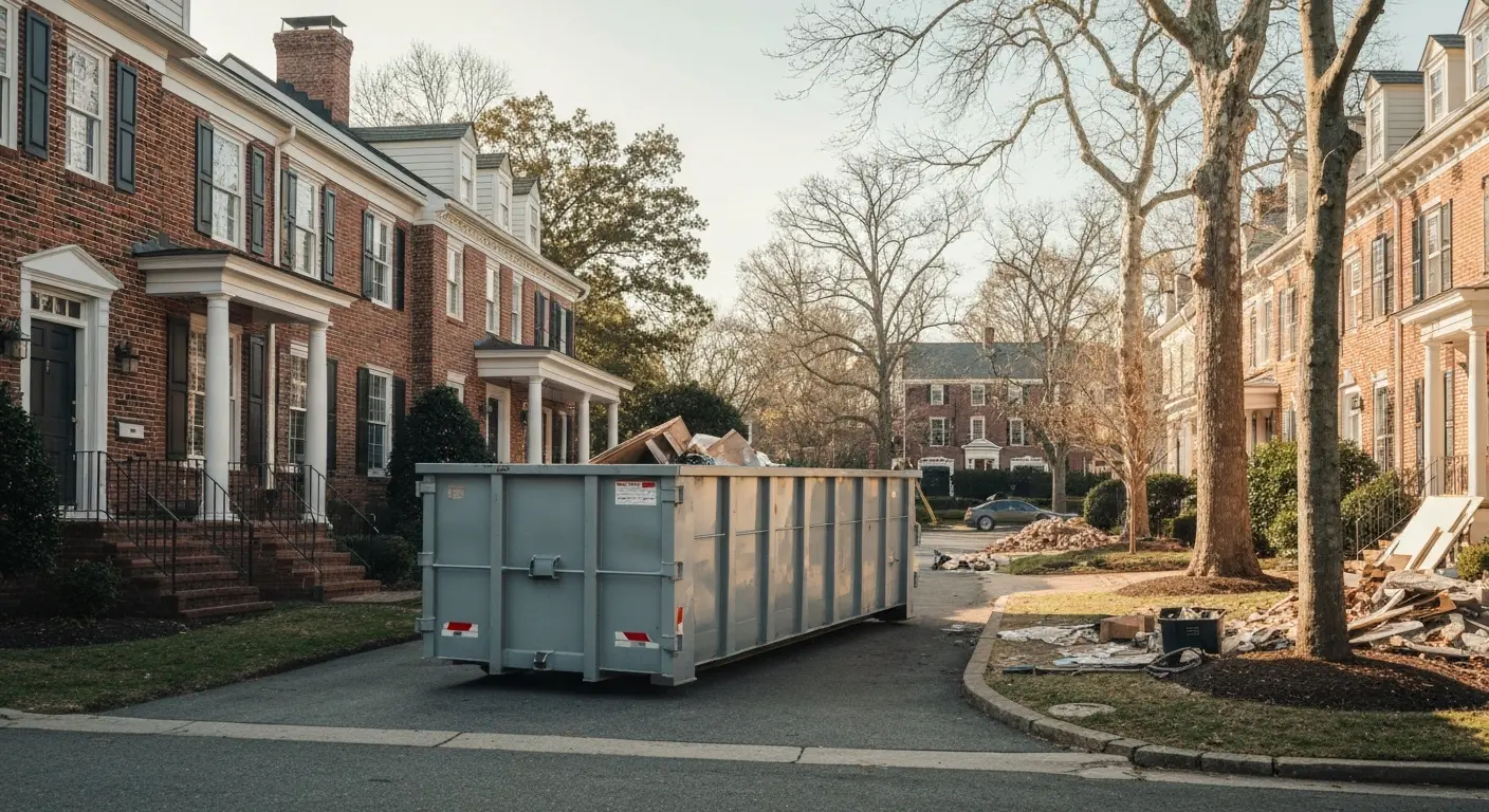 Residential dumpster service