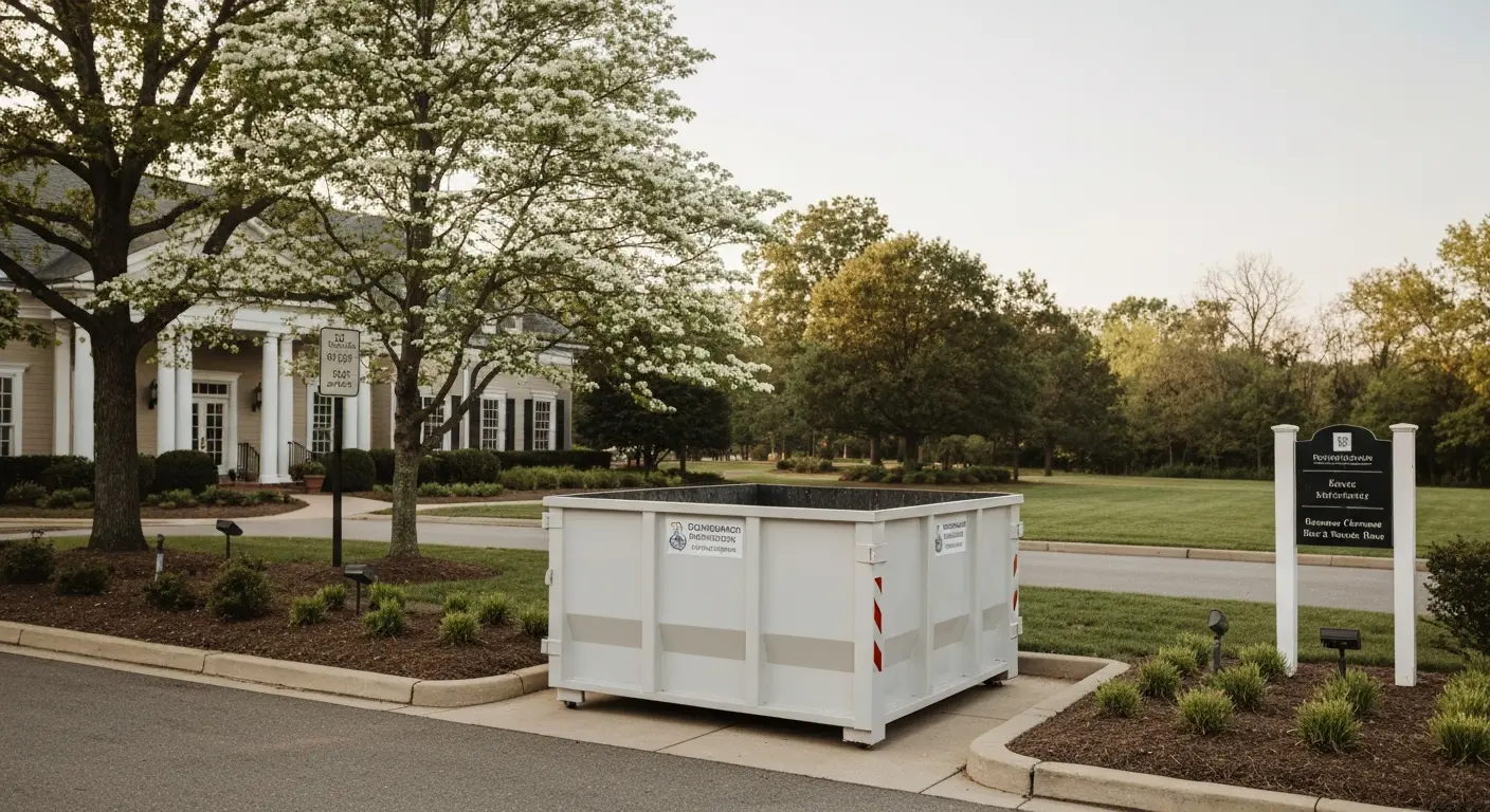 Corporate event dumpster