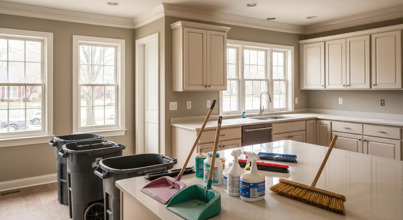 Home renovation cleanup project
