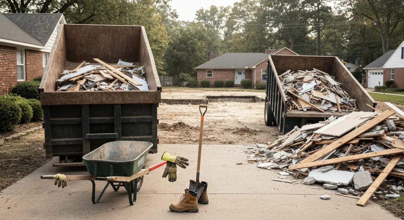 Construction debris disposal