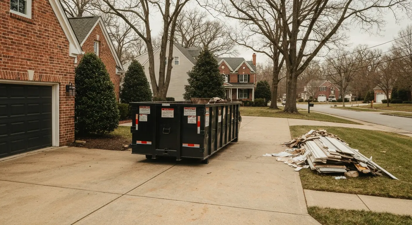Residential dumpster rental
