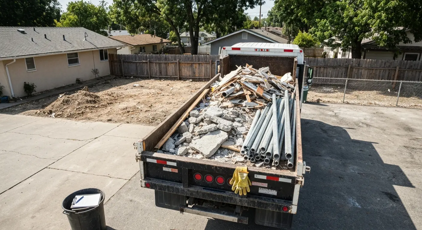 Mixed construction debris removal