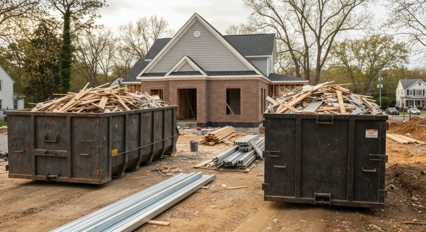 New construction site cleanup
