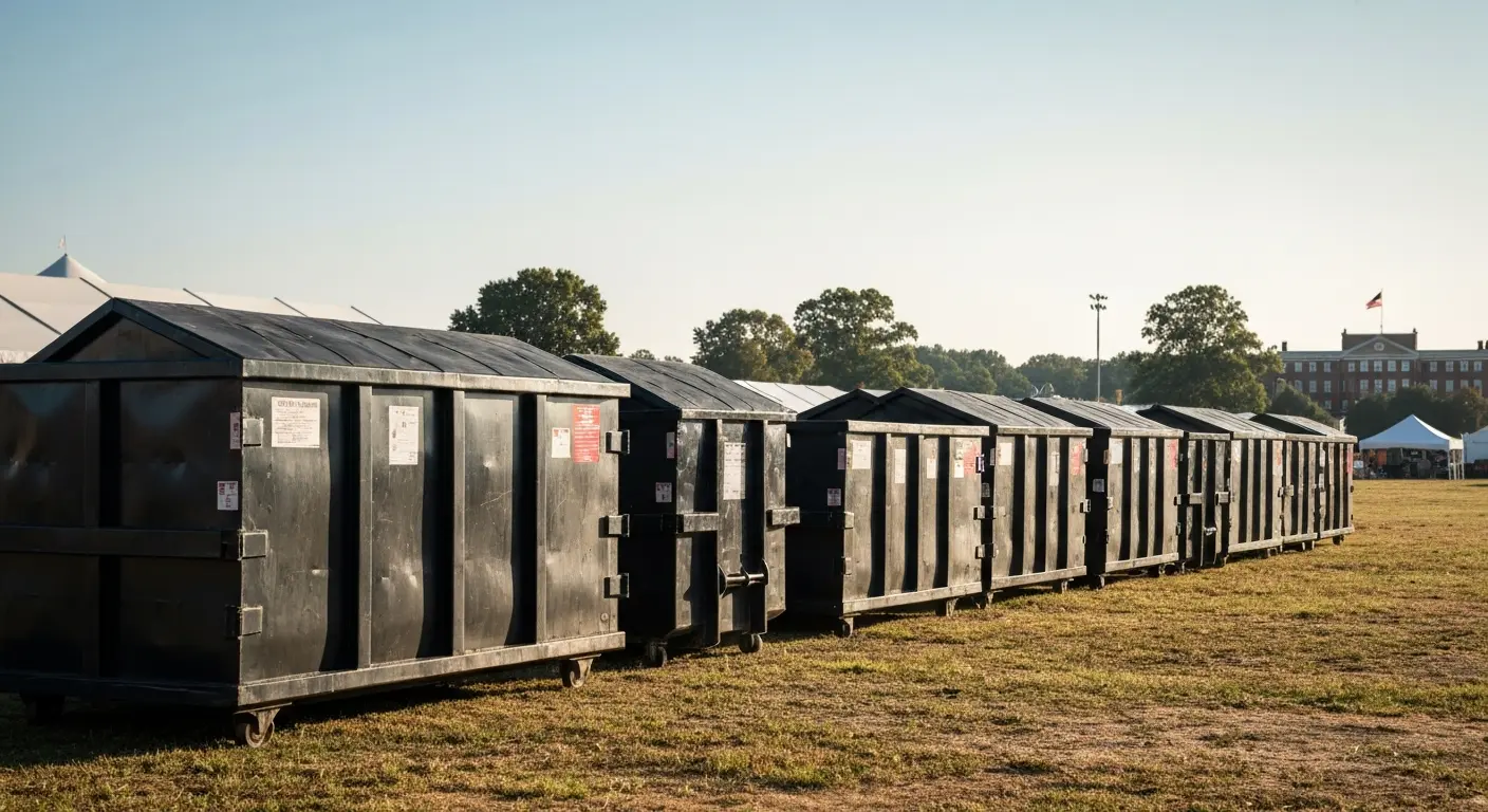 Festival waste management