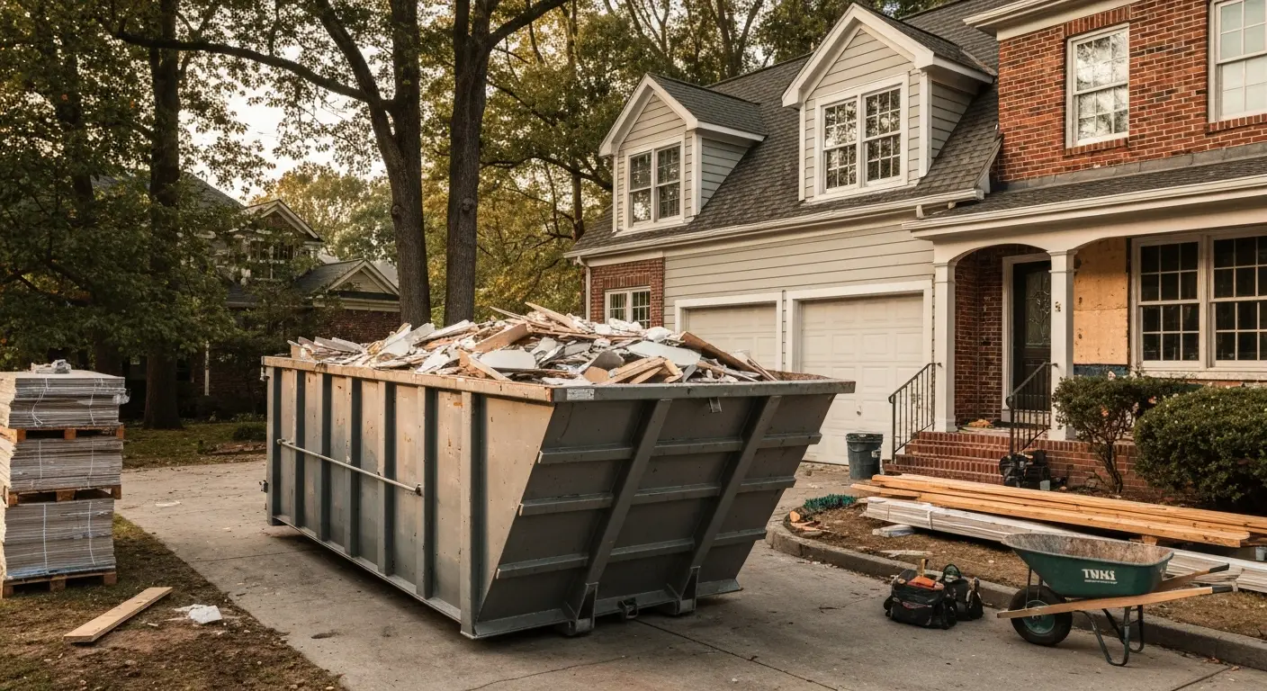 Residential dumpster rental