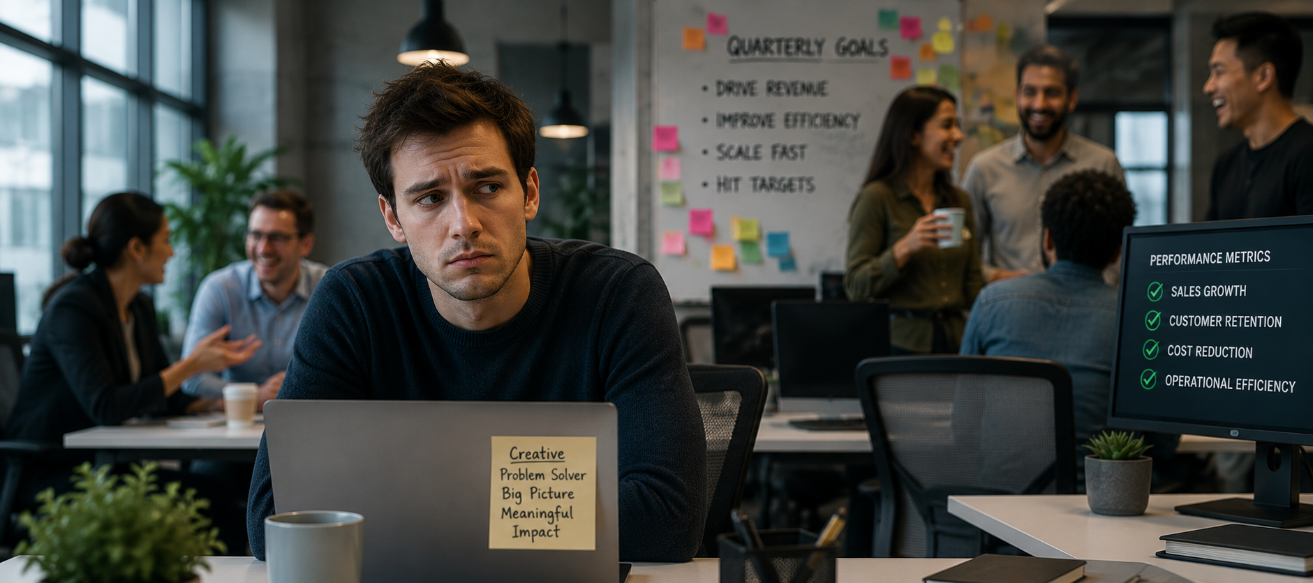 Job description document versus behavioural blueprint comparison