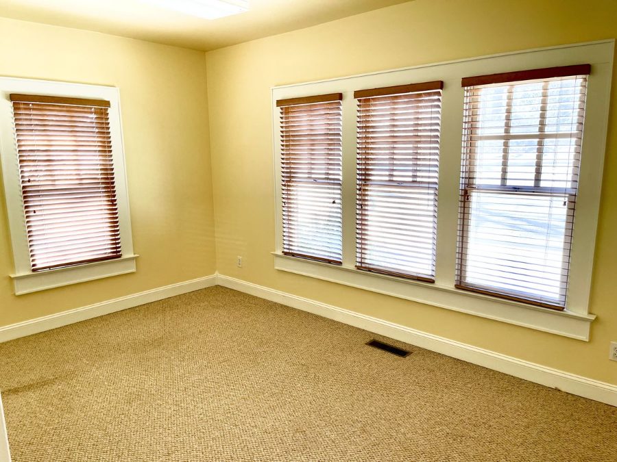 Suite 105 at The 440 — private first-floor office with three windows