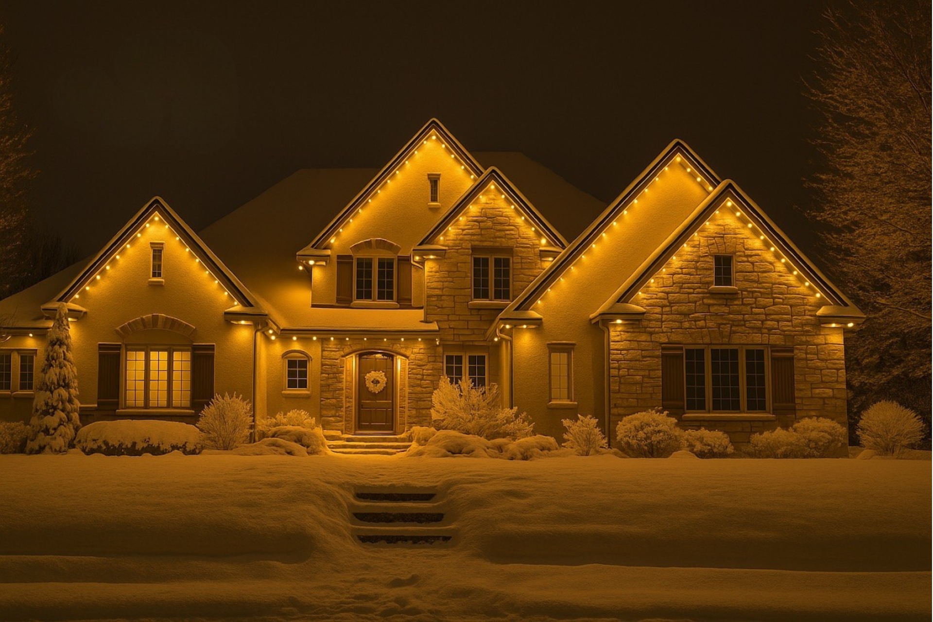 Accent Lighting in Salt Lake & Utah County