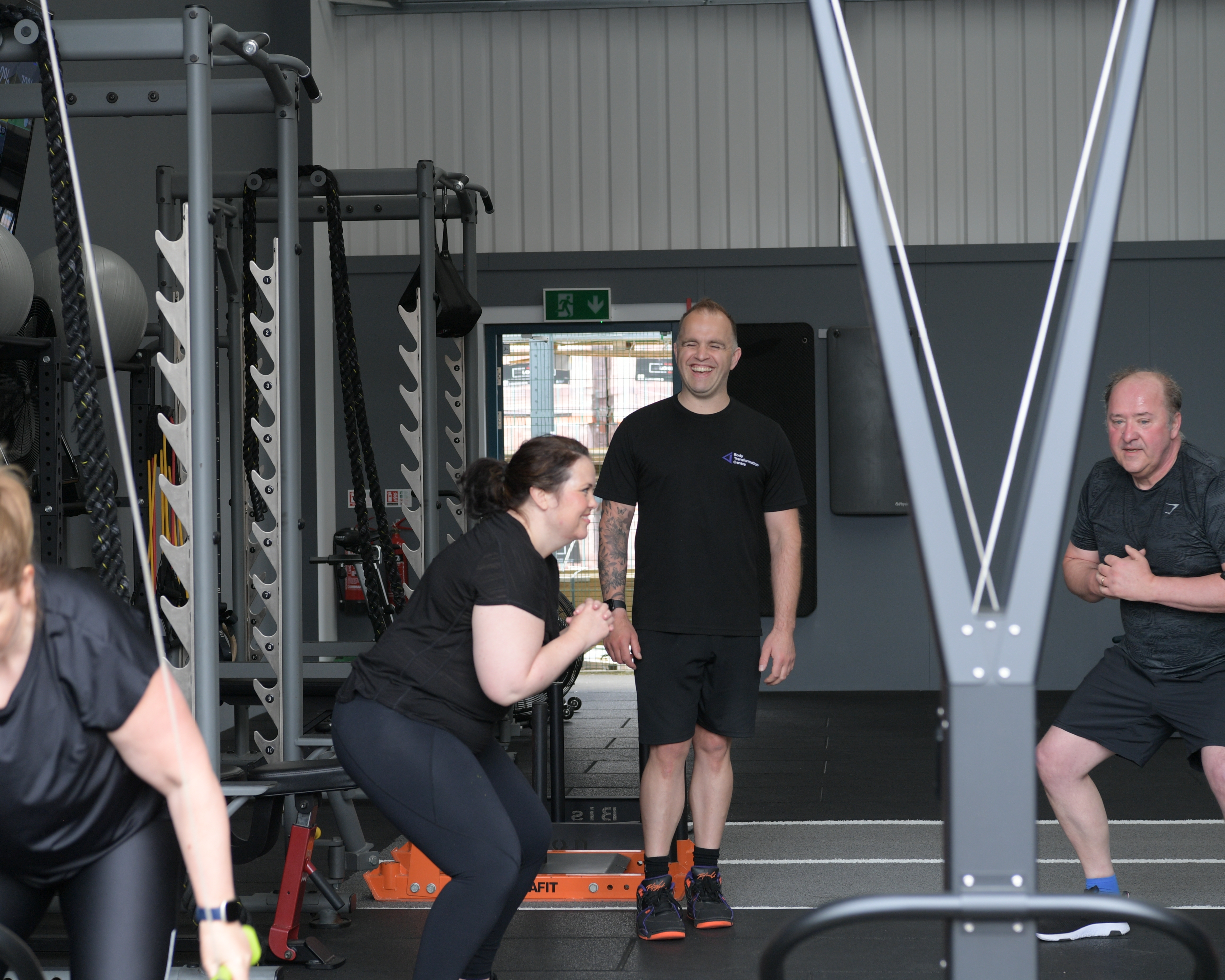 Small group semi-private personal training session