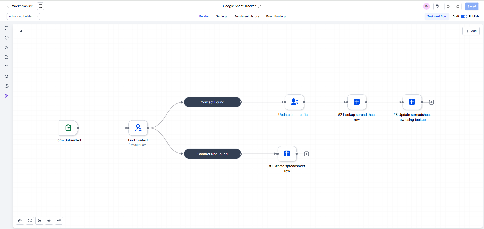 Google Sheet Tracker
