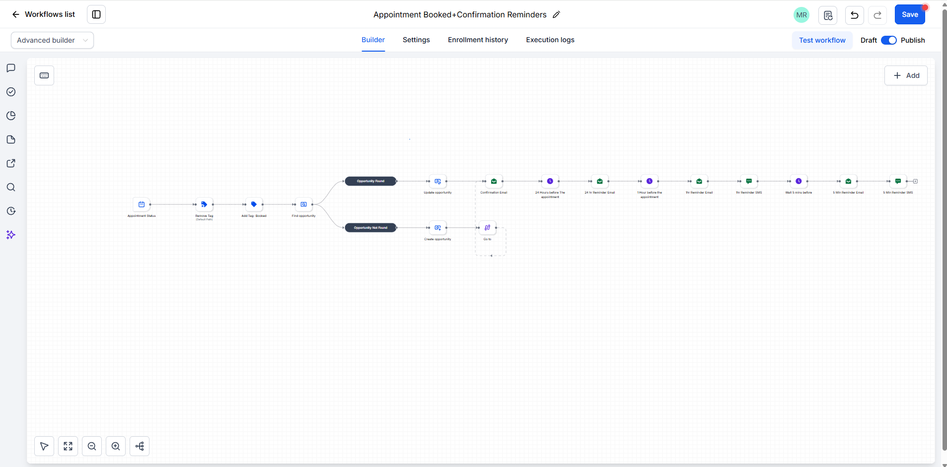 AI conversation routing workflow