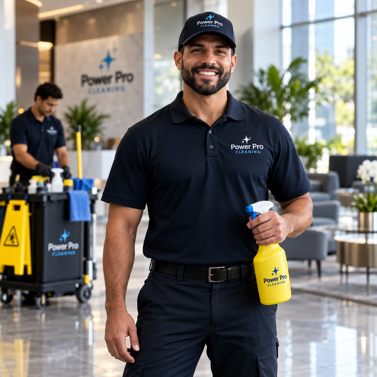 Day porter cleaners
