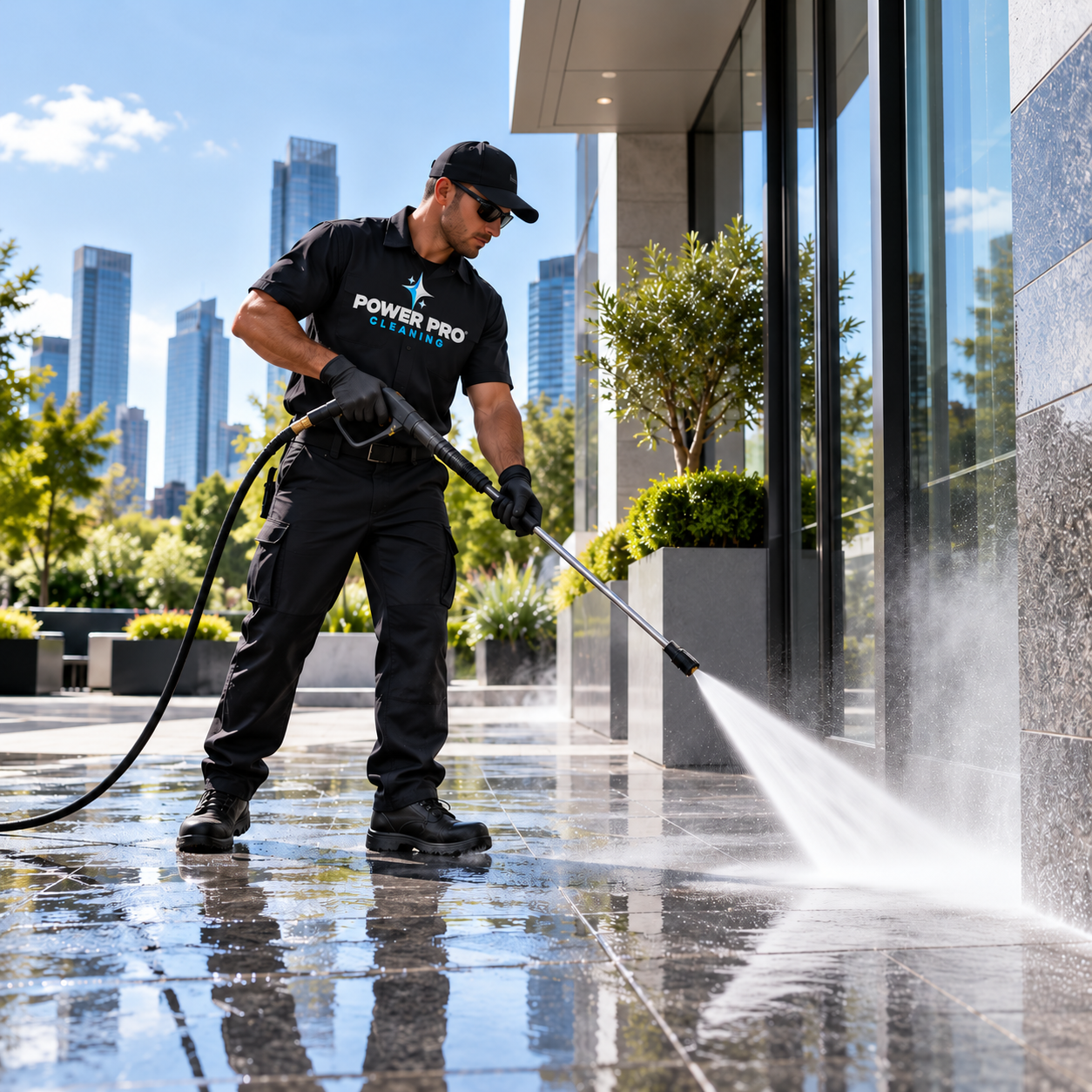 Power washing