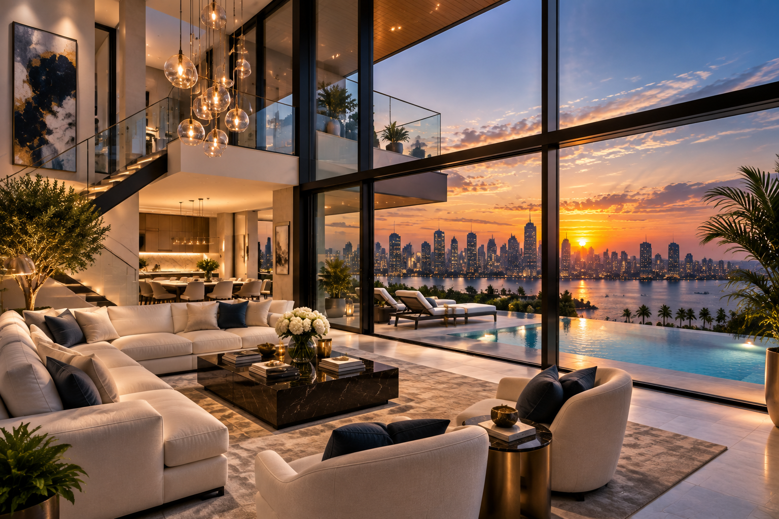 Skyline Penthouse in New York City