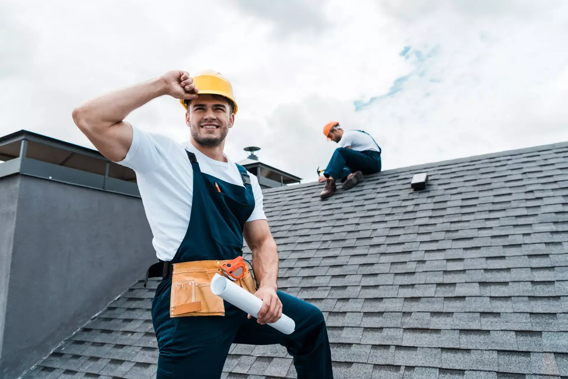 Roofing installation and property detail