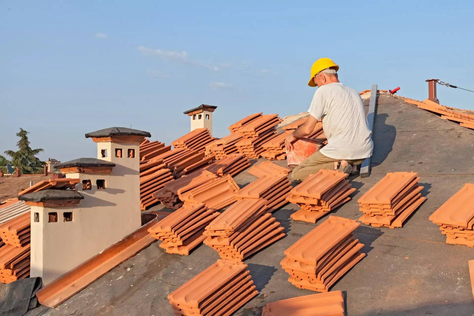 Roofing materials, installation, or property detail