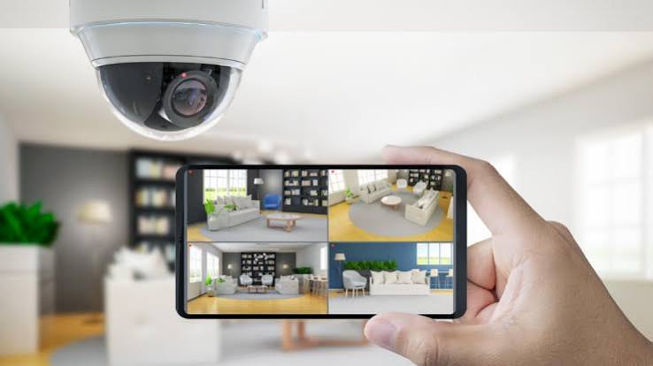 Security camera feed