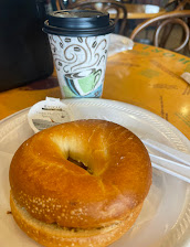 World of Coffee Orlando café — Egg & Cheese Bagel