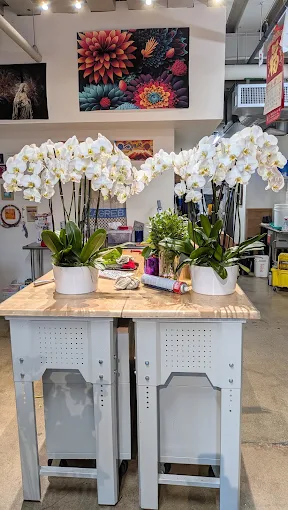 Athletic Club Flower Shop — a romantic flower arrangement