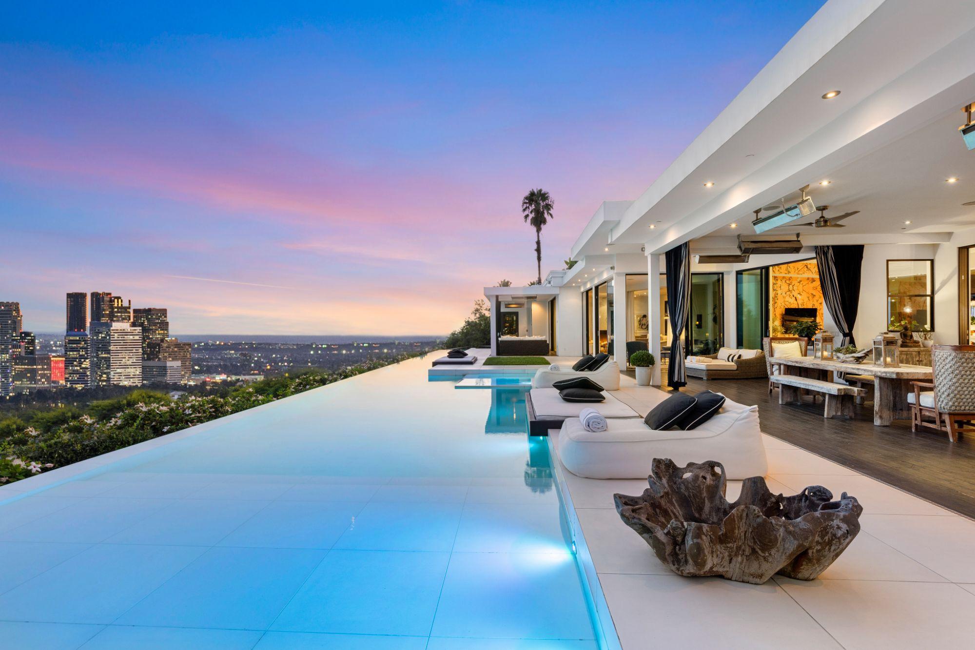 Classical salon of a French-inspired Bel Air estate, fictional Auremont Estates listing