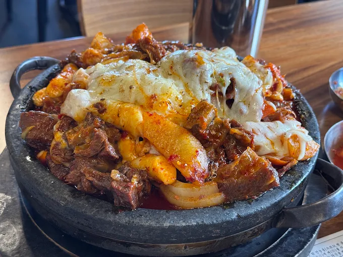 Korean dining dish at Sun Nong Dan Sawtelle