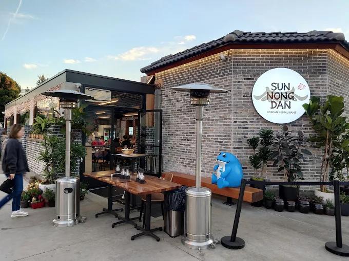 Korean food and dining atmosphere at Sun Nong Dan Sawtelle