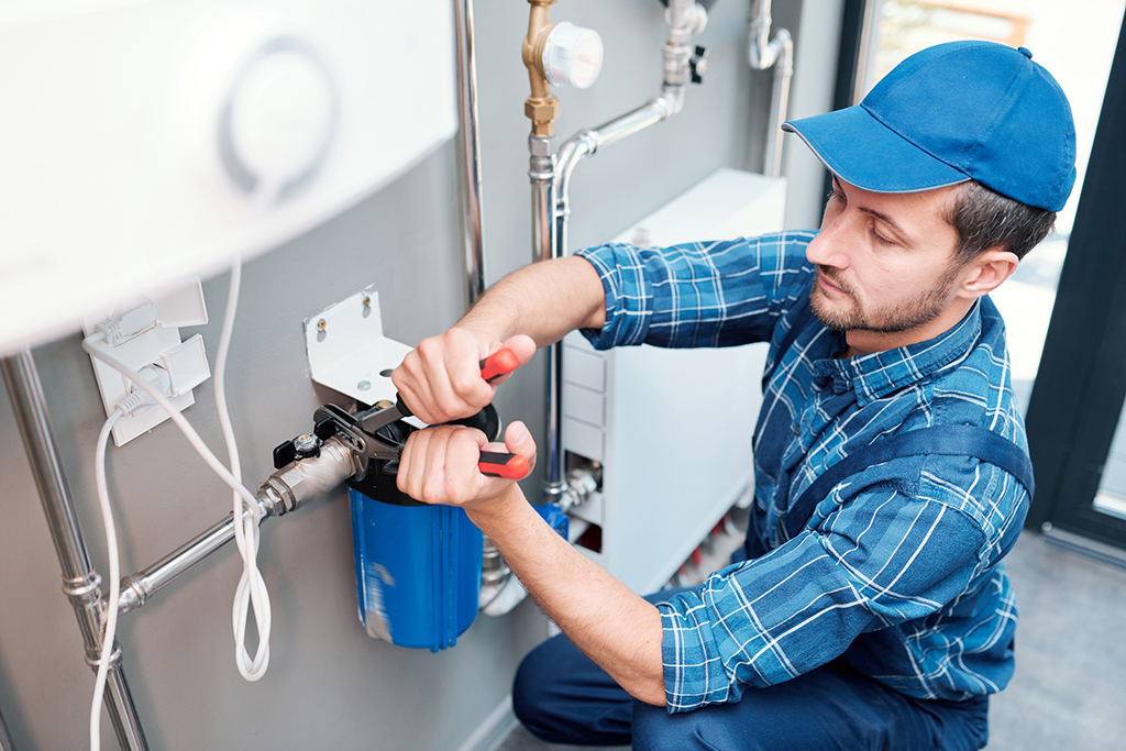 Illustrative plumbing visual for Residential Fixture Replacement