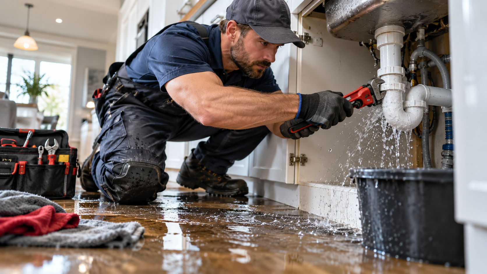 Plumbing technician and service equipment — Installation and Remodeling