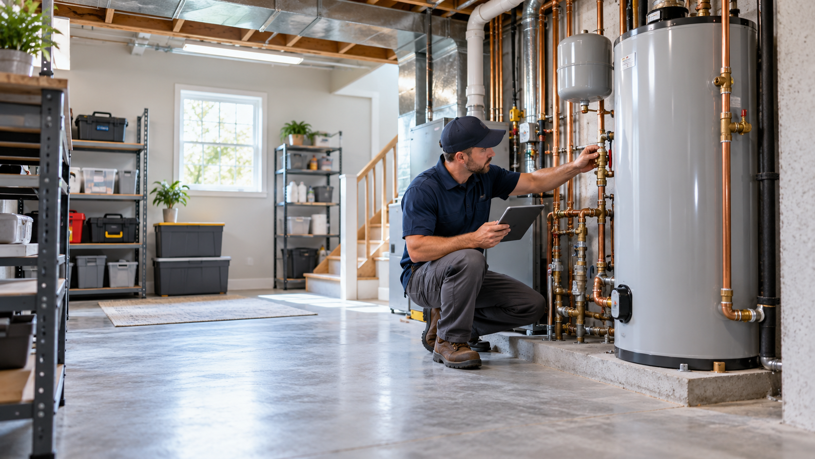 Northline plumbing service visual, professional workmanship