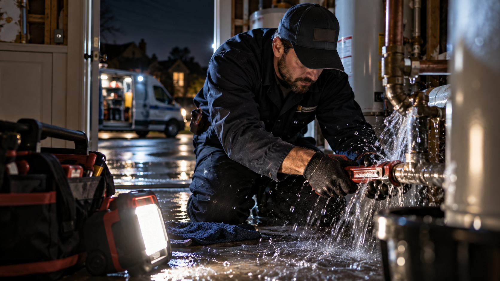 24/7 emergency plumbing service