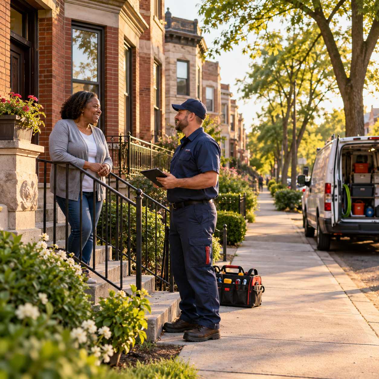 Plumbing service coverage in Chicago — West Side