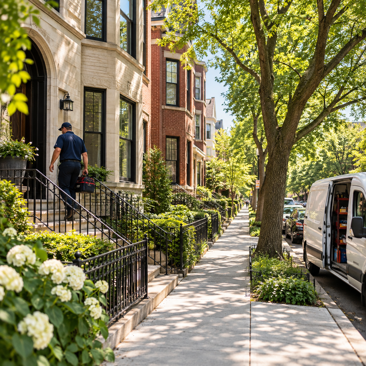 Plumbing service coverage in Chicago — North Side