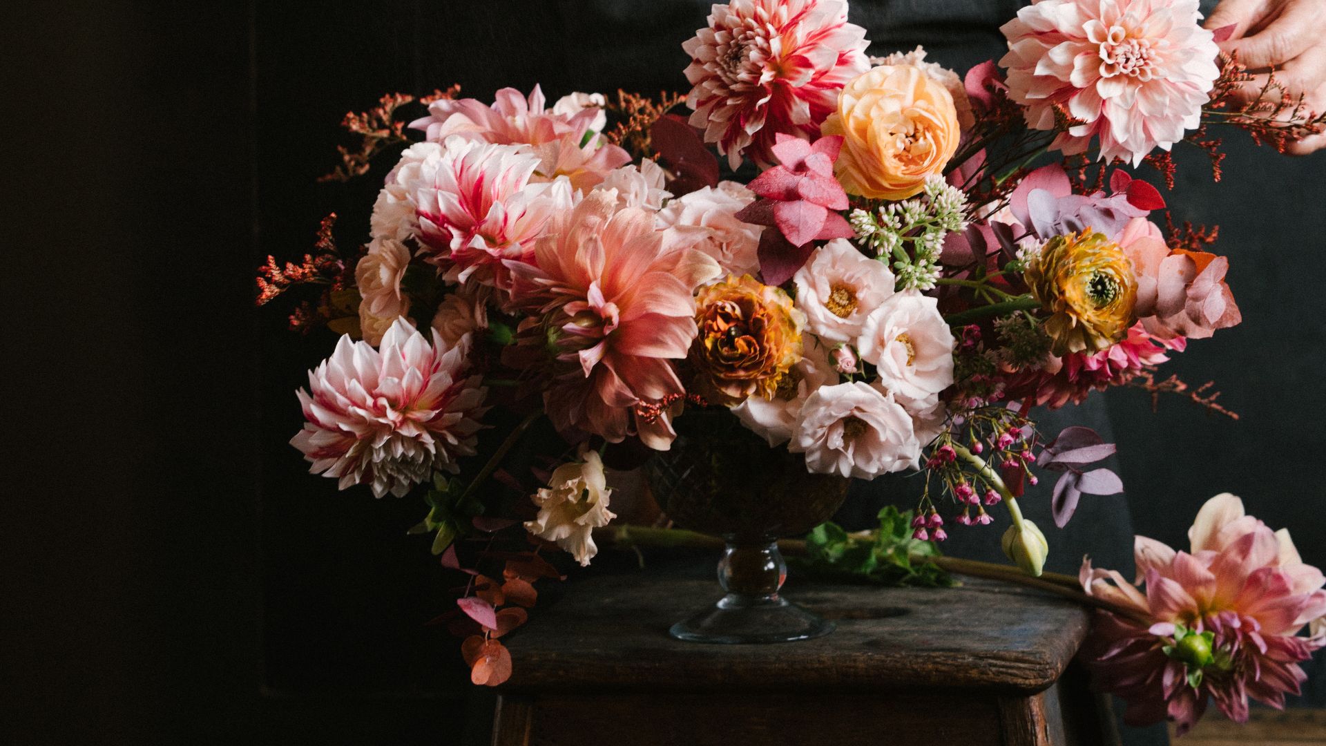 Garden-inspired luxury bouquet by Wandering Vine Co., florist in San Francisco