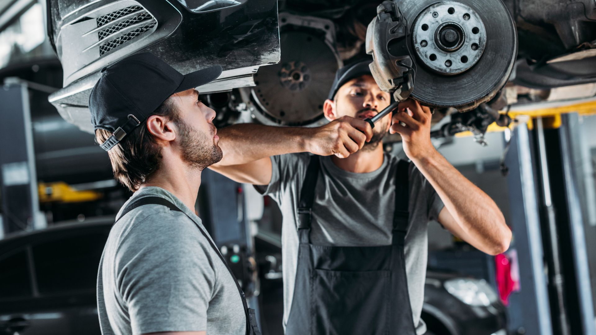 Hands-on repair work — JC Auto Repair Shop, Dallas TX